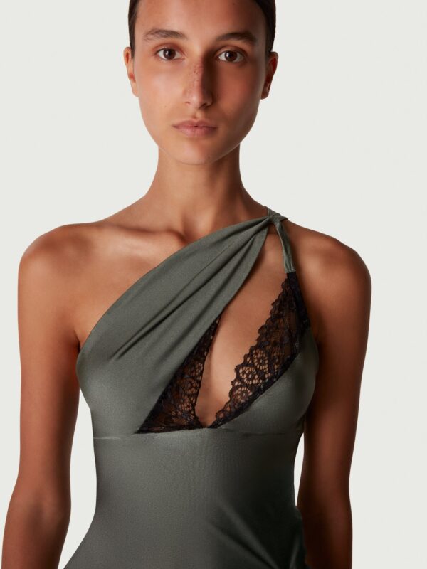 ASYMMETRIC MINI DRESS