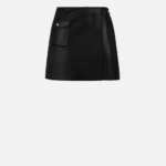 LEATHER MINI SKIRT