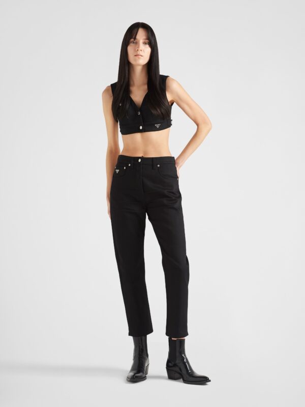 STRETCH DENIM FIVE POCKET JEANS
