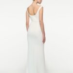 OFF SHOULDER CADY DIAMANTE GOWN
