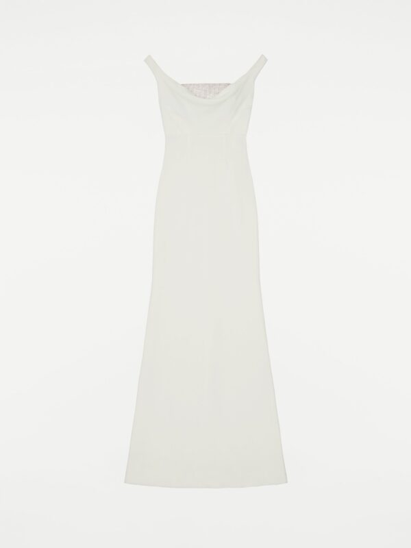 OFF SHOULDER CADY DIAMANTE GOWN