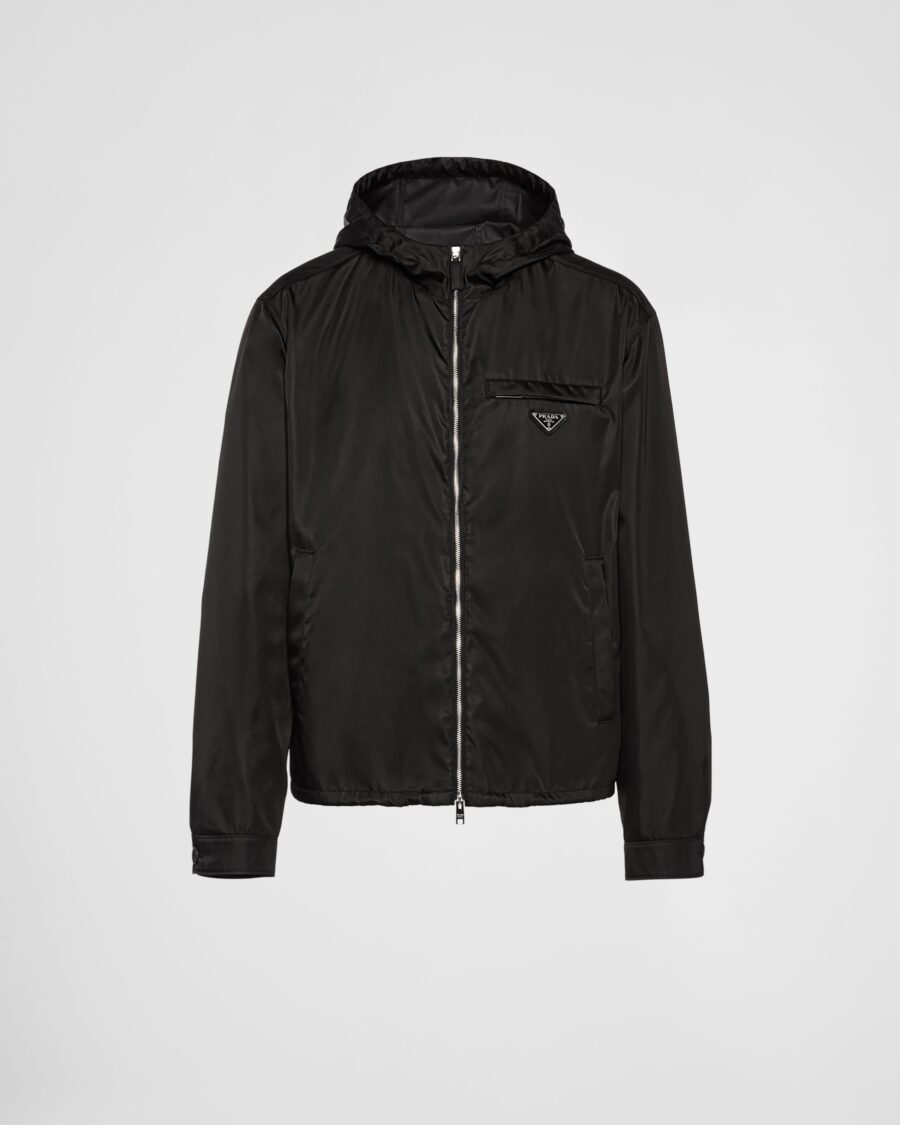 RE-NYLON HOODED BLOUSON
