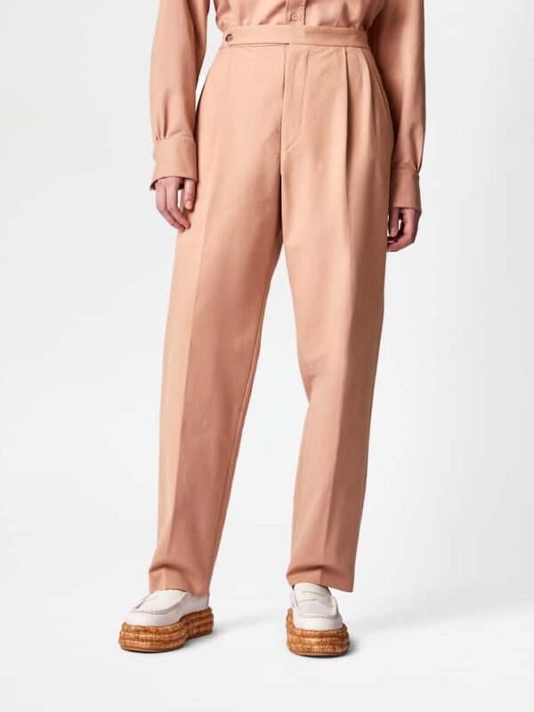 STRETCH COTTON TROUSERS
