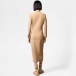 KNITTED MAXI POLO DRESS