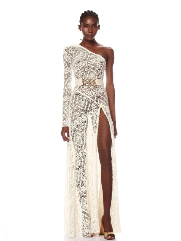 AMEENA ONE SHOULDER GOWN