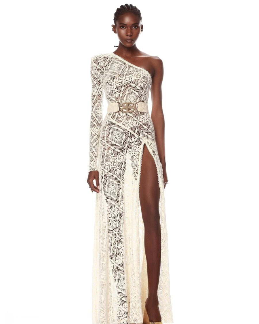 AMEENA ONE SHOULDER GOWN