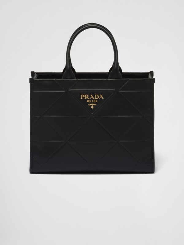 LEATHER SYMBOLE TOTE BAG