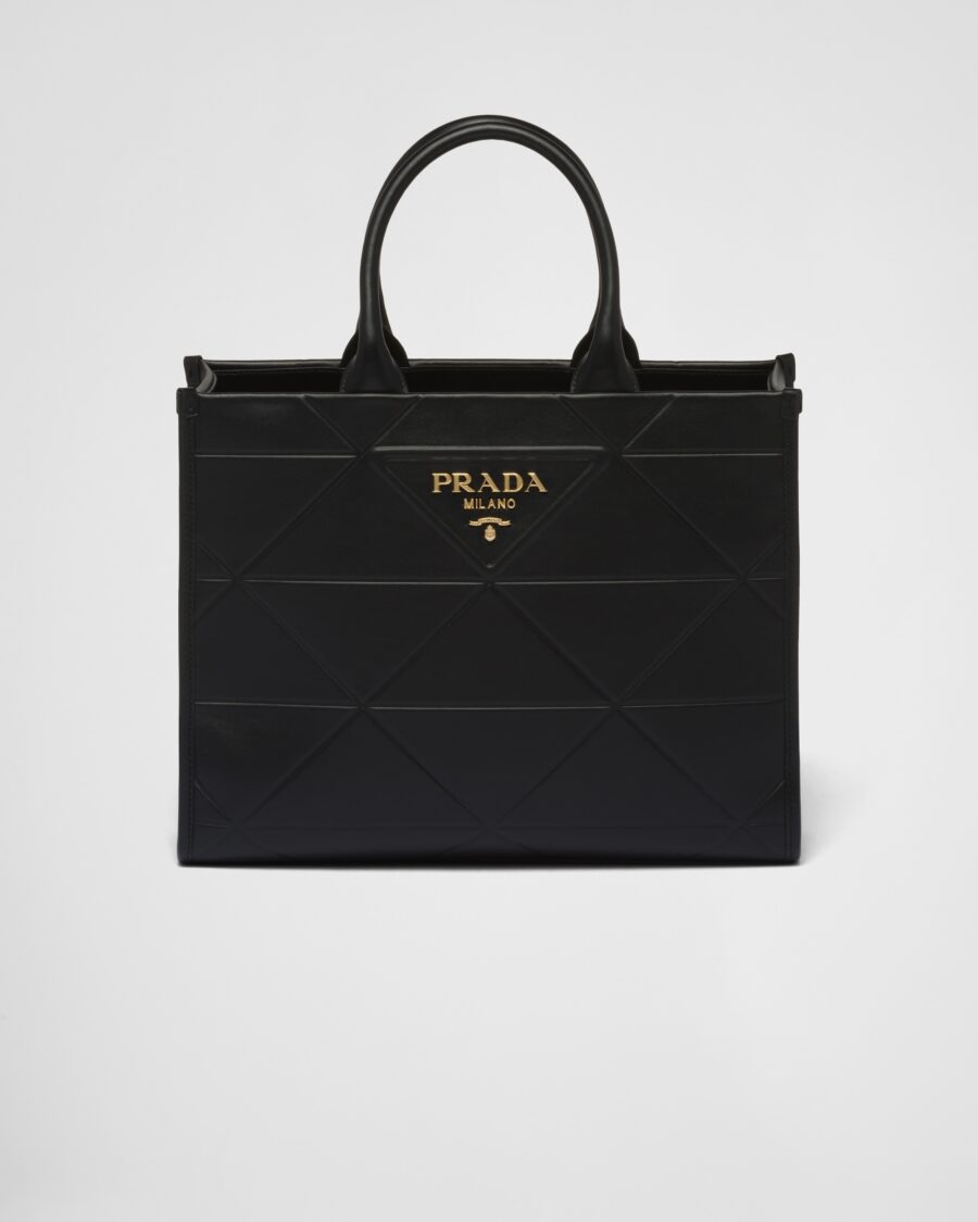 LEATHER SYMBOLE TOTE BAG