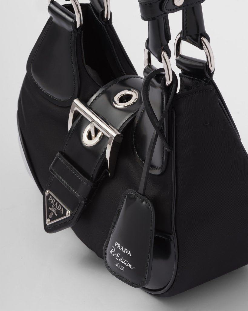 ☆人気☆【PRADA】☆Moon Re-nylon and leather handba.g☆ Prada - Prada Moon Re-nylon and Leather Bag | HBX - Globally
