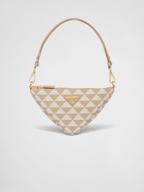 EMBROIDERED JACQUARD MINI BAG