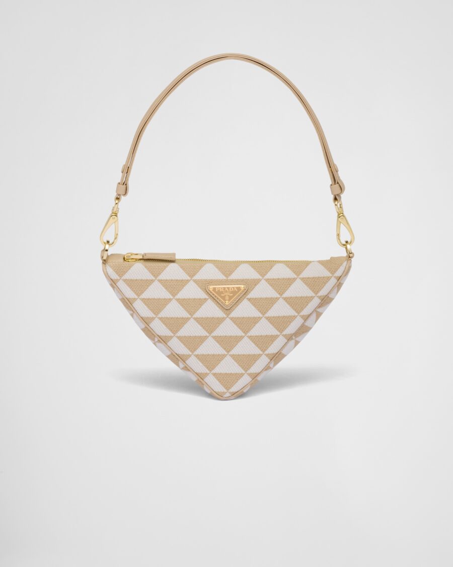 EMBROIDERED JACQUARD MINI BAG