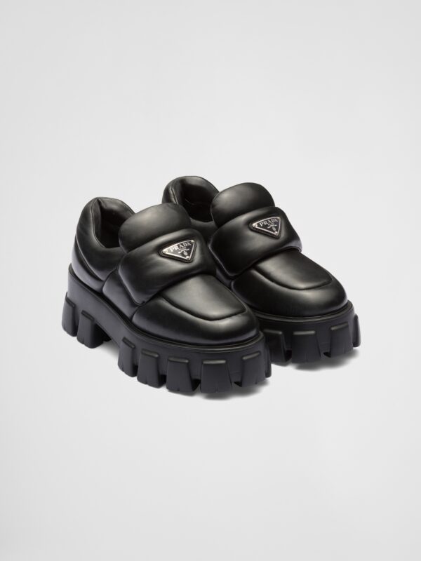 NAPPA LEATHER PADDED LOAFERS