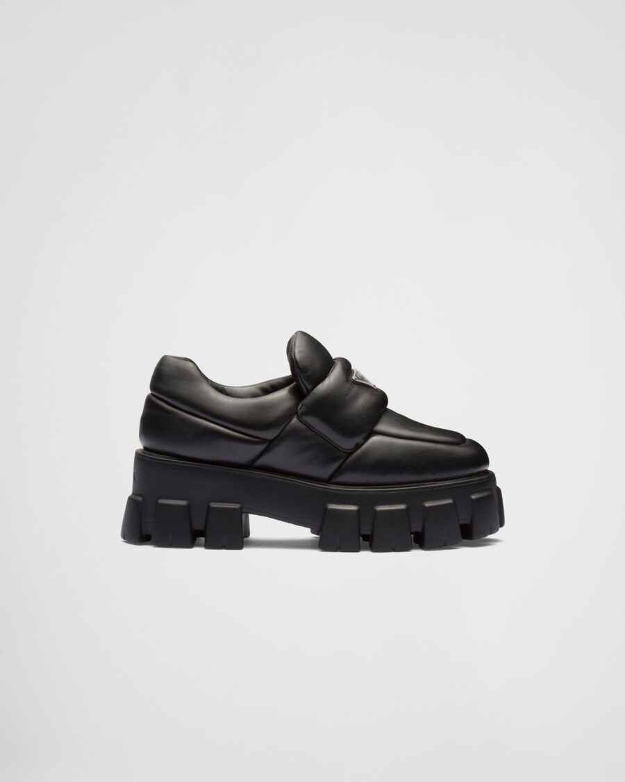 NAPPA LEATHER PADDED LOAFERS