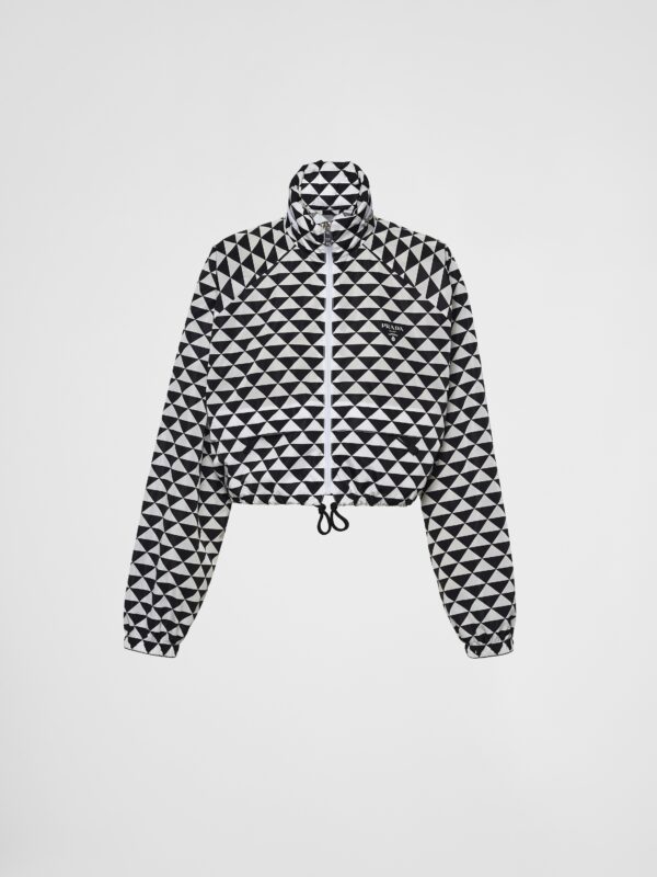 PRINTED RE-NYLON BLOUSON