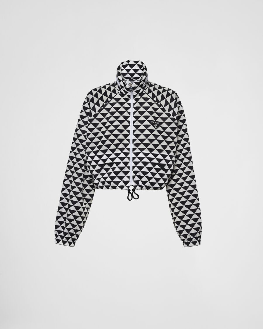 PRINTED RE-NYLON BLOUSON