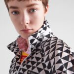 PRINTED RE-NYLON BLOUSON