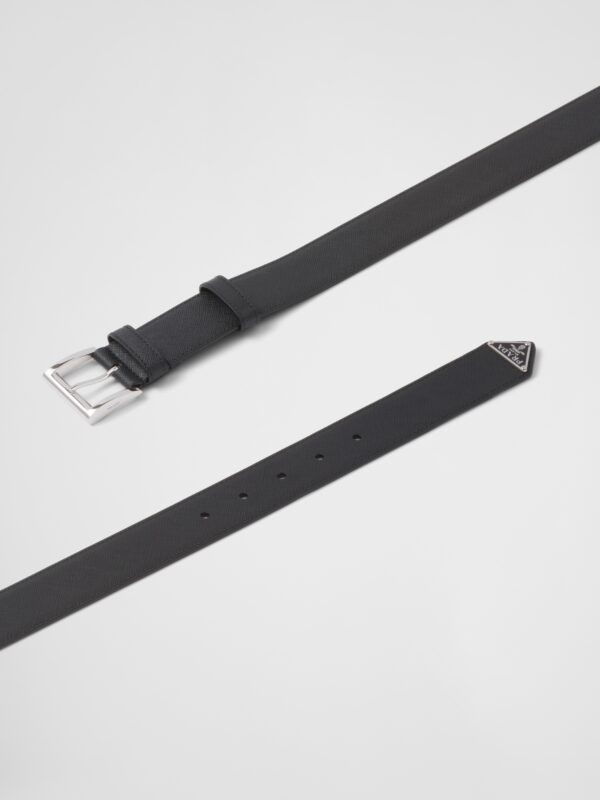 SAFFIANO LEATHER BELT