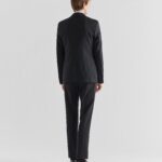 SINGLE BREASTED WOOL AND MOHAIR SUIT