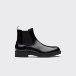 BRUSHED LEATHER CHELSEA BOOTS