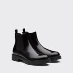 BRUSHED LEATHER CHELSEA BOOTS