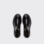 BRUSHED LEATHER CHELSEA BOOTS