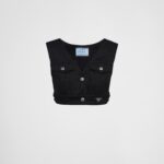 STRETCH DENIM TOP