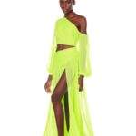 JAPERA CUTOUT NEON GOWN