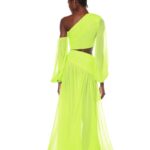 JAPERA CUTOUT NEON GOWN