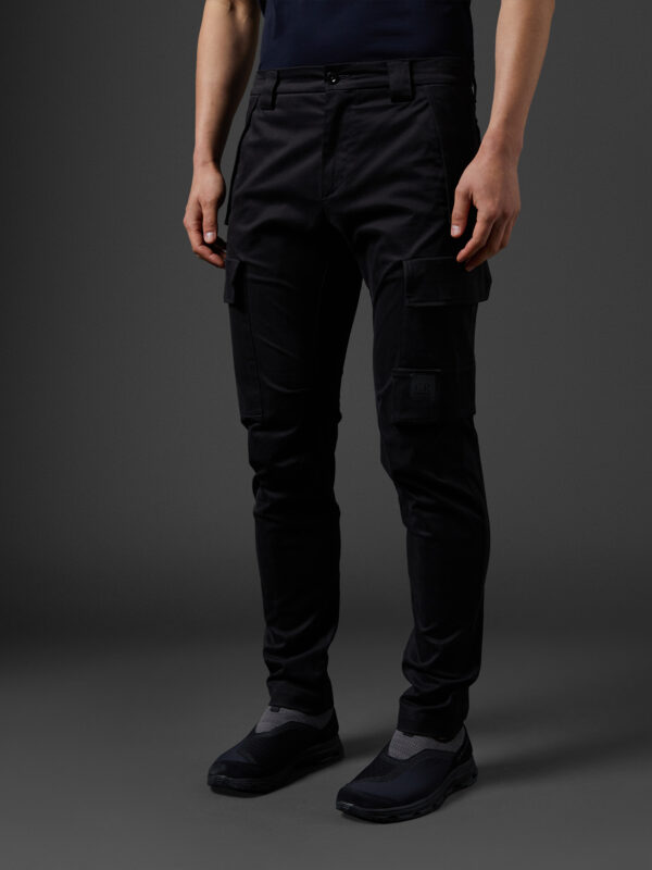 Metropolis Series Stretch Sateen Ergonomic Cargo Pants