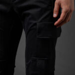 Metropolis Series Stretch Sateen Ergonomic Cargo Pants