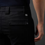 Metropolis Series Stretch Sateen Ergonomic Cargo Pants