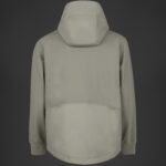 Metropolis Series Stretch Fleece Mixed Zipped Hoodie