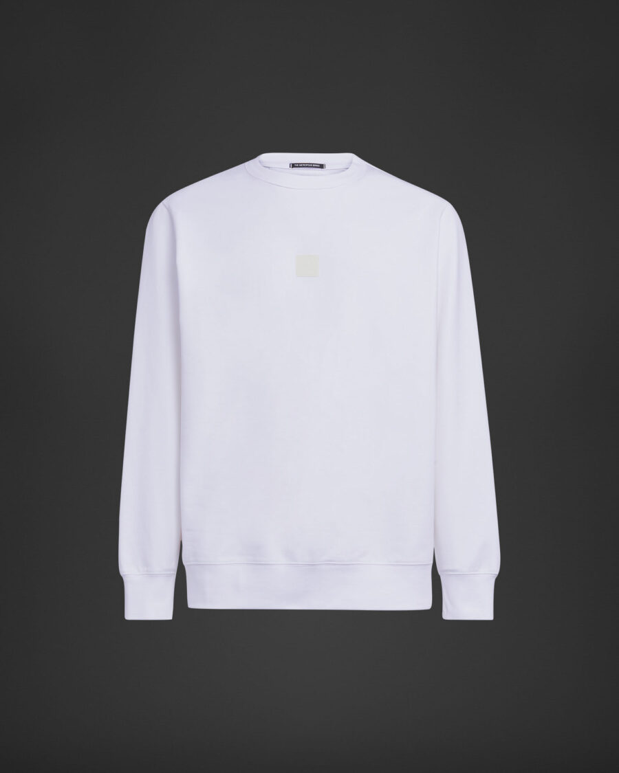Metropolis Series Stretch Fleece Logo Badge Sweatshirt