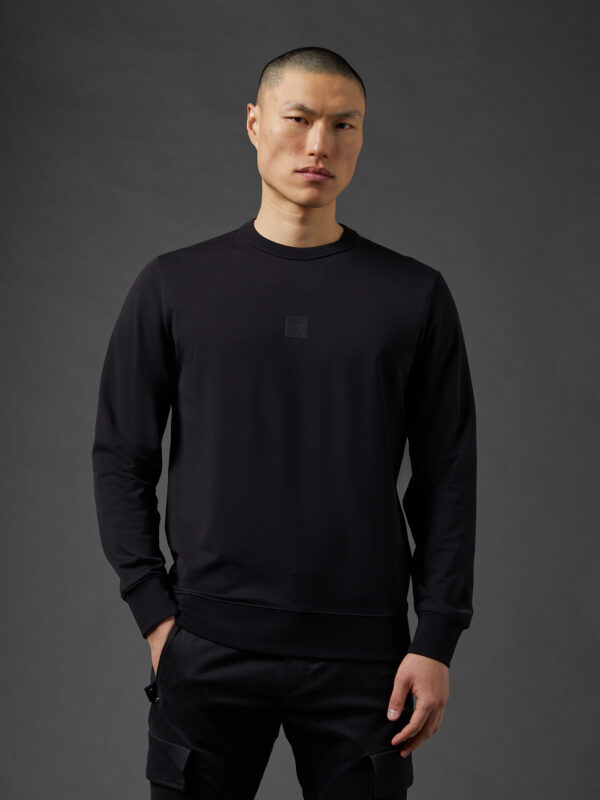 Metropolis Series Stretch Fleece Logo Badge Sweatshirt