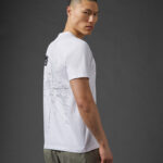 Metropolis Series Mercerized Jersey Urban Print T-shirt
