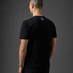 Metropolis Series Mercerized Jersey Outlined Print T-shirt