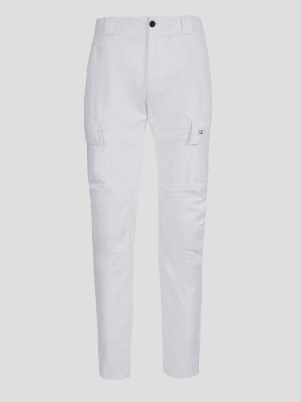 Stretch Sateen Cargo Pants Ergonomic Fit