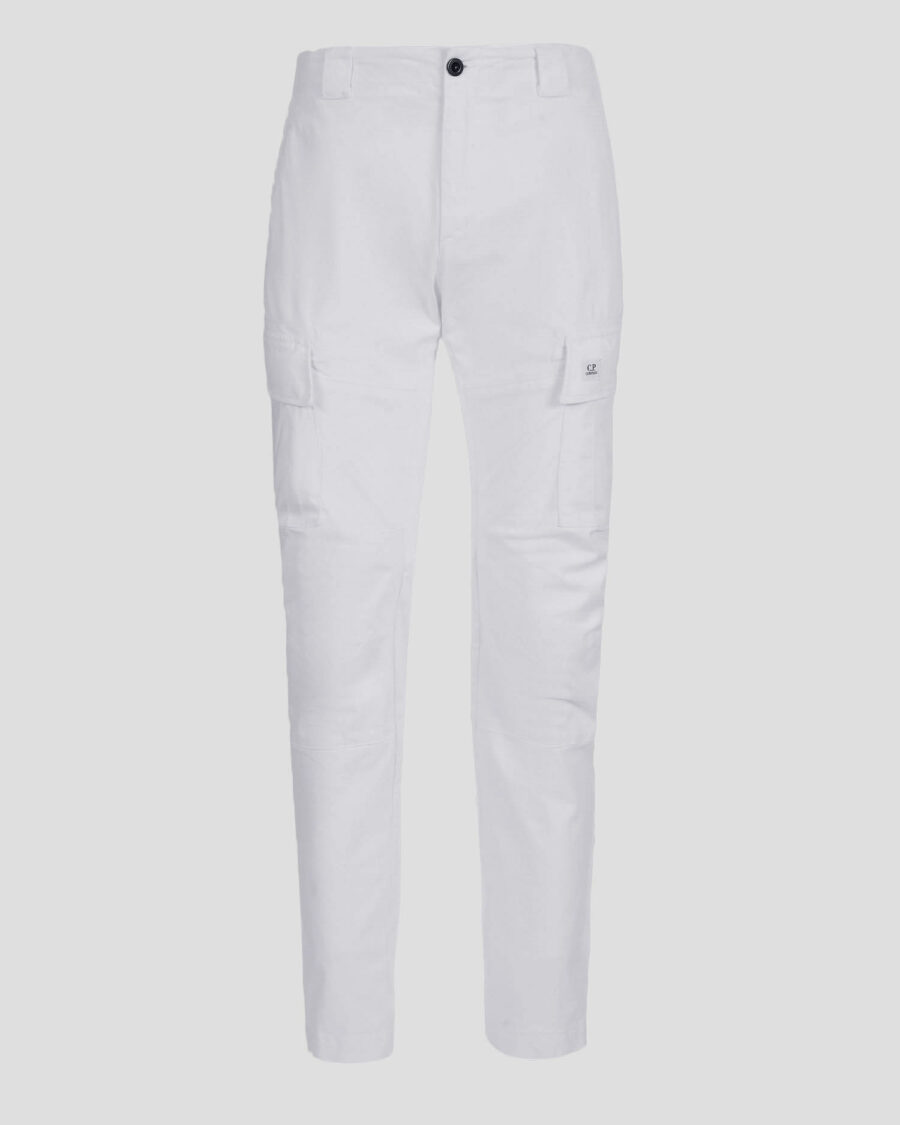 Stretch Sateen Cargo Pants Ergonomic Fit