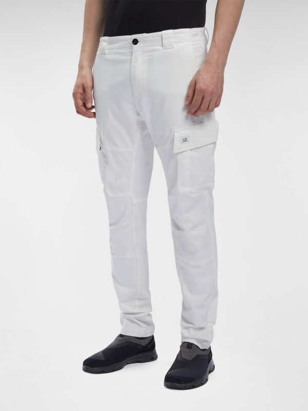 Stretch Sateen Cargo Pants Ergonomic Fit