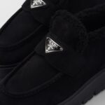 SUEDE SHEARLING LOAFER BOOTIES