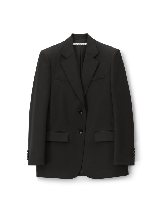 BOXY BLAZER IN WOOL TAILORING