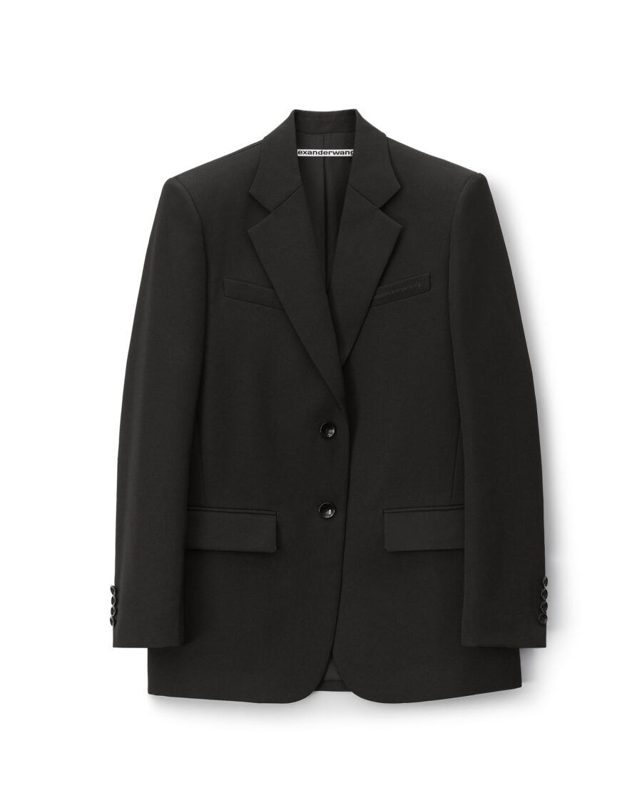 BOXY BLAZER IN WOOL TAILORING