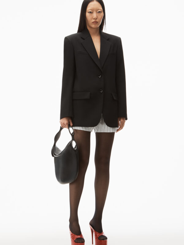 BOXY BLAZER IN WOOL TAILORING