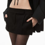 TSILORED MINI SKORT IN WOOL