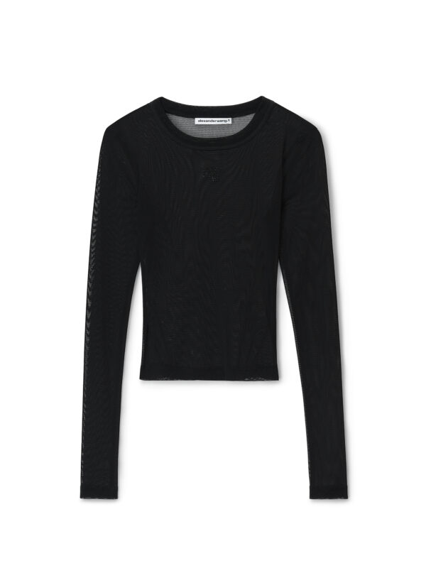 MESH LONG SLEEVE TEE
