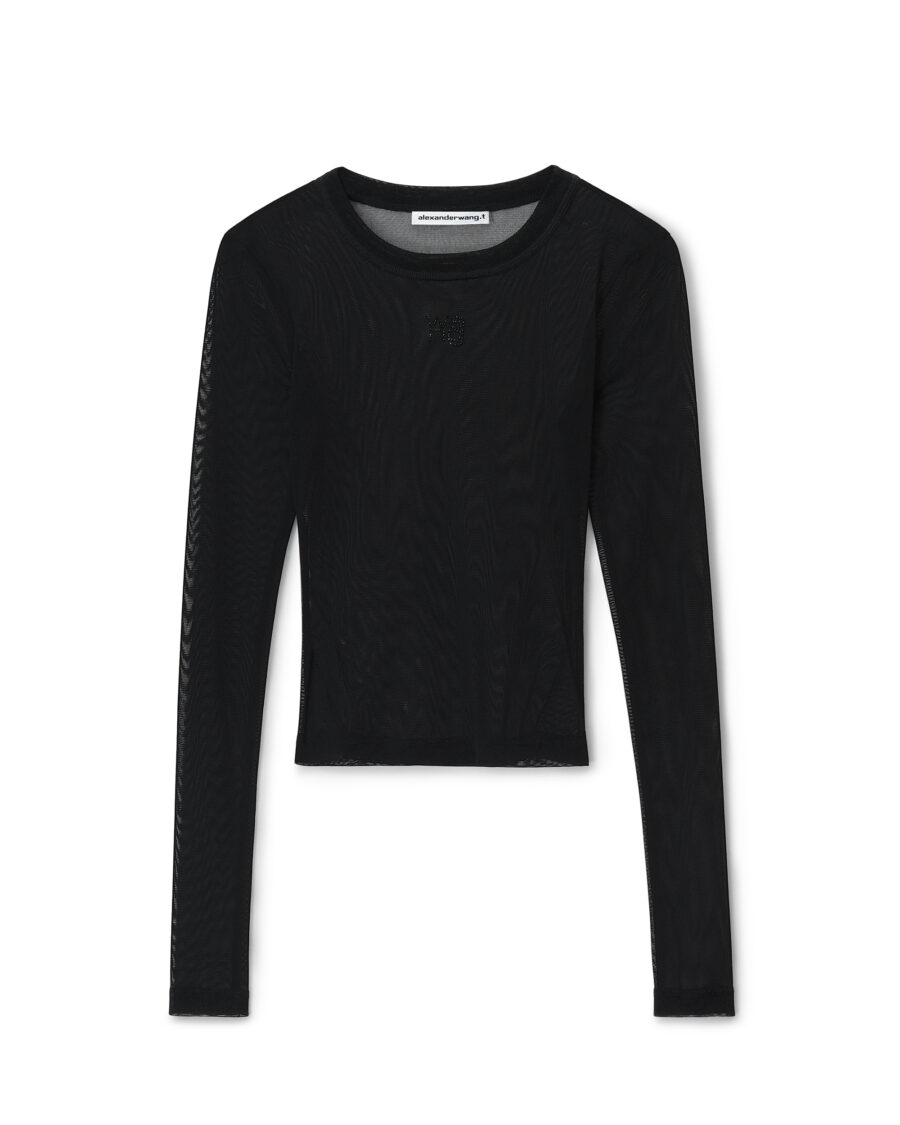 MESH LONG SLEEVE TEE