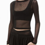 MESH LONG SLEEVE TEE