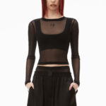 MESH LONG SLEEVE TEE
