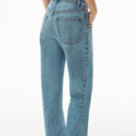 ASYMMETRICAL BIKINI LAYER JEANS