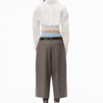 LAYERED SMOKED CAMI OVERSHIRT